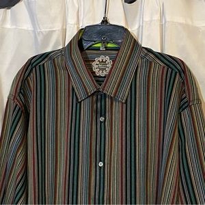 Visconti long sleeve button up shirt XL